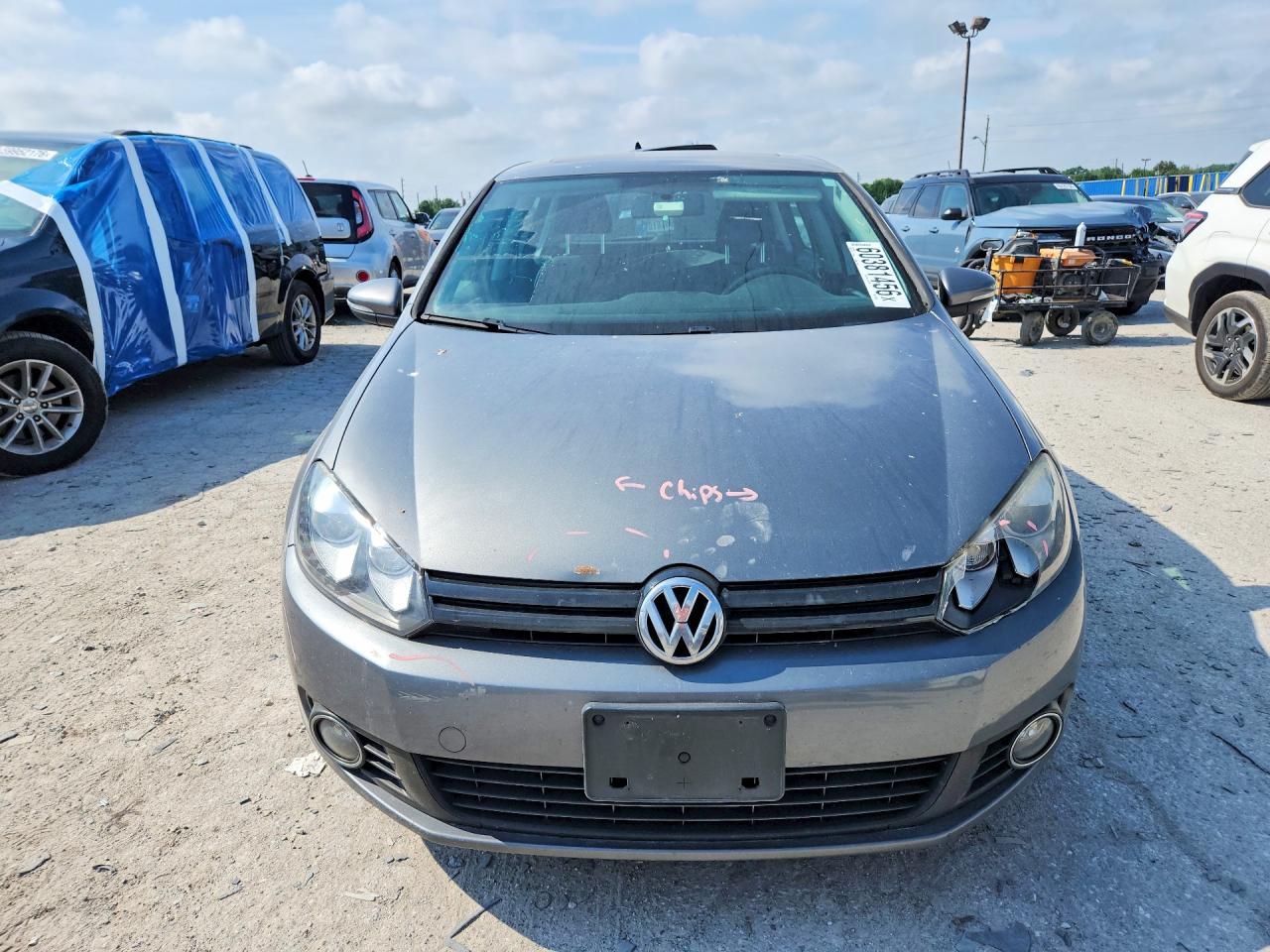 2012 Volkswagen Golf Gray vin: WVWDM7AJ1CW188793