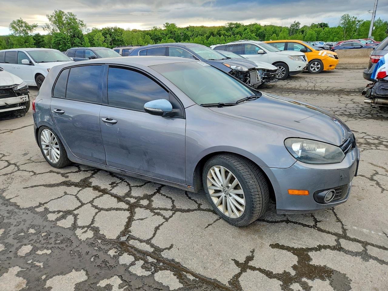 2012 Volkswagen Golf Серый vin: WVWDM7AJ1CW200392
