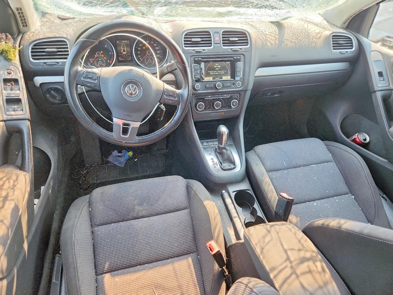 2012 Volkswagen Golf Blue vin: WVWDM7AJ1CW321889