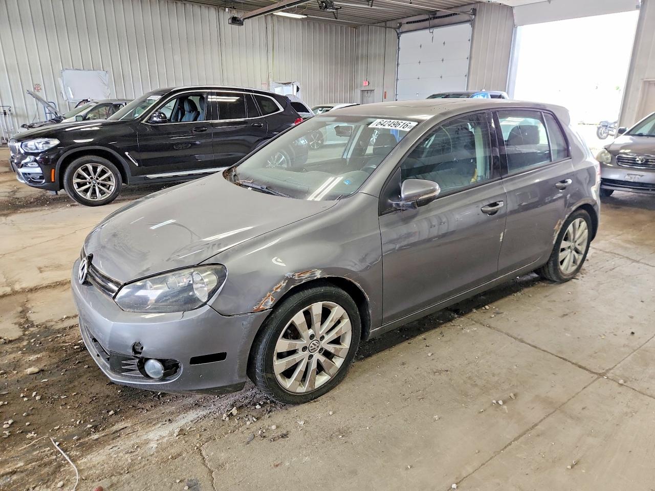 2013 Volkswagen Golf Gray vin: WVWDM7AJ1DW019777