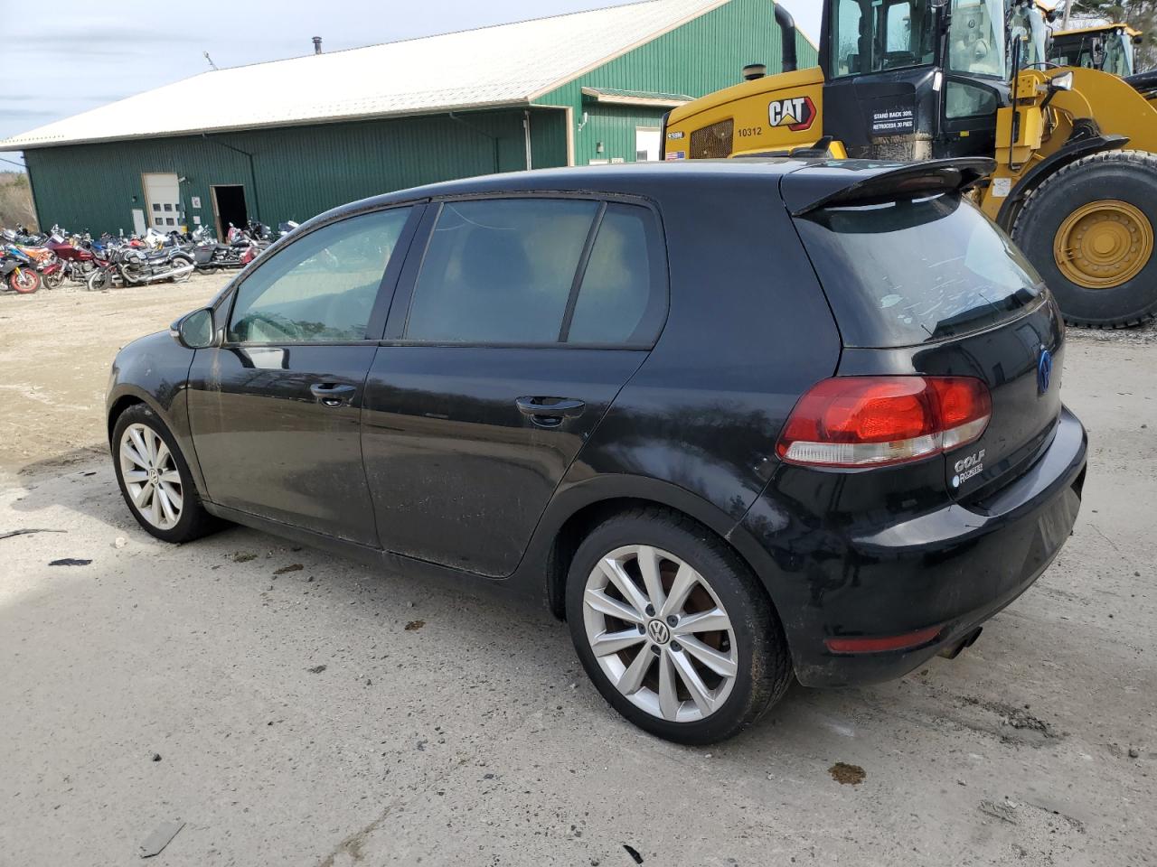 2013 Volkswagen Golf Black vin: WVWDM7AJ1DW125291