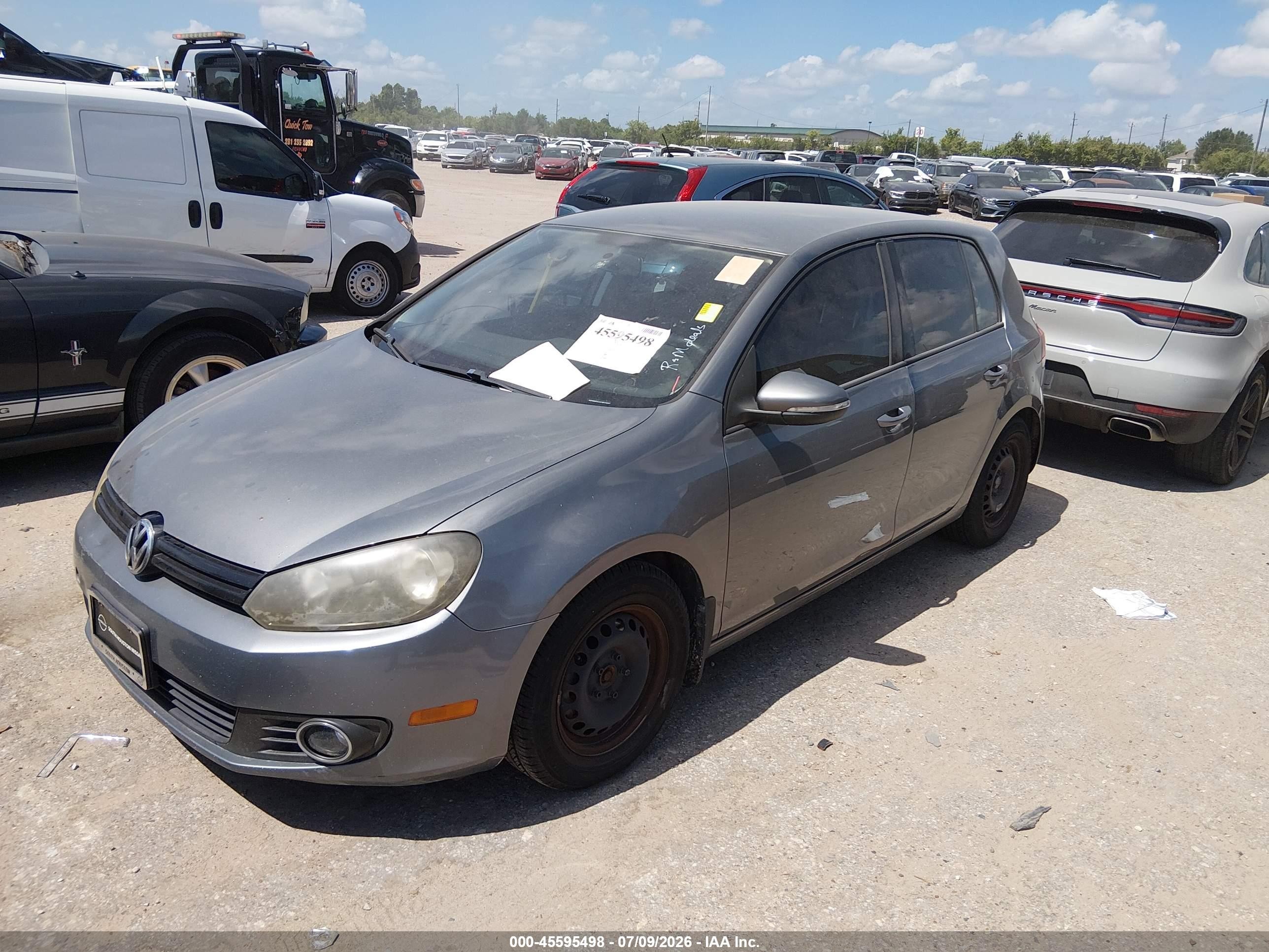 2012 Volkswagen Golf Tdi 4-door Gray vin: WVWDM7AJ2CW279099
