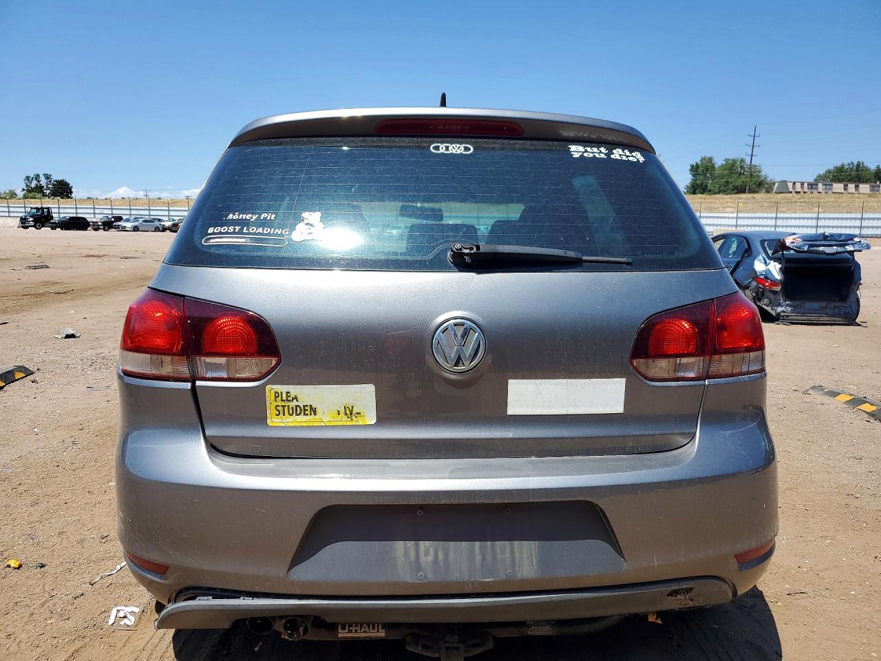 2011 Volkswagen Golf Gray vin: WVWDM7AJ3BW035704