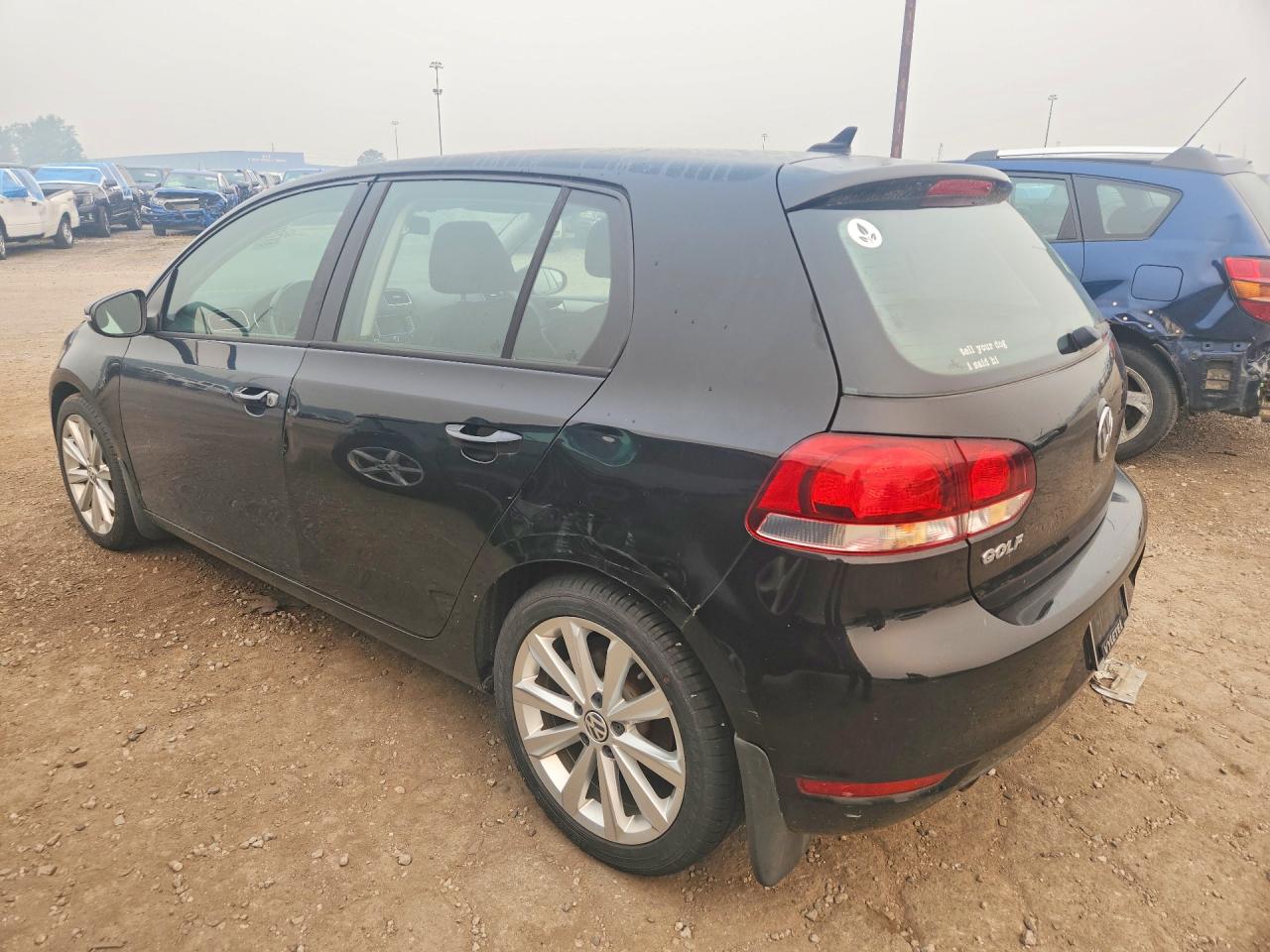 2013 Volkswagen Golf Black vin: WVWDM7AJ3DW128886