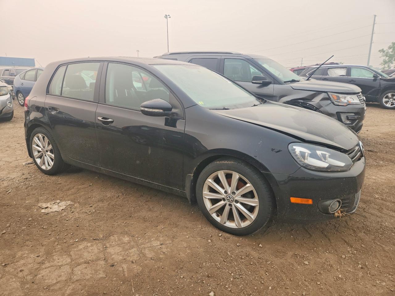 2013 Volkswagen Golf Black vin: WVWDM7AJ3DW128886