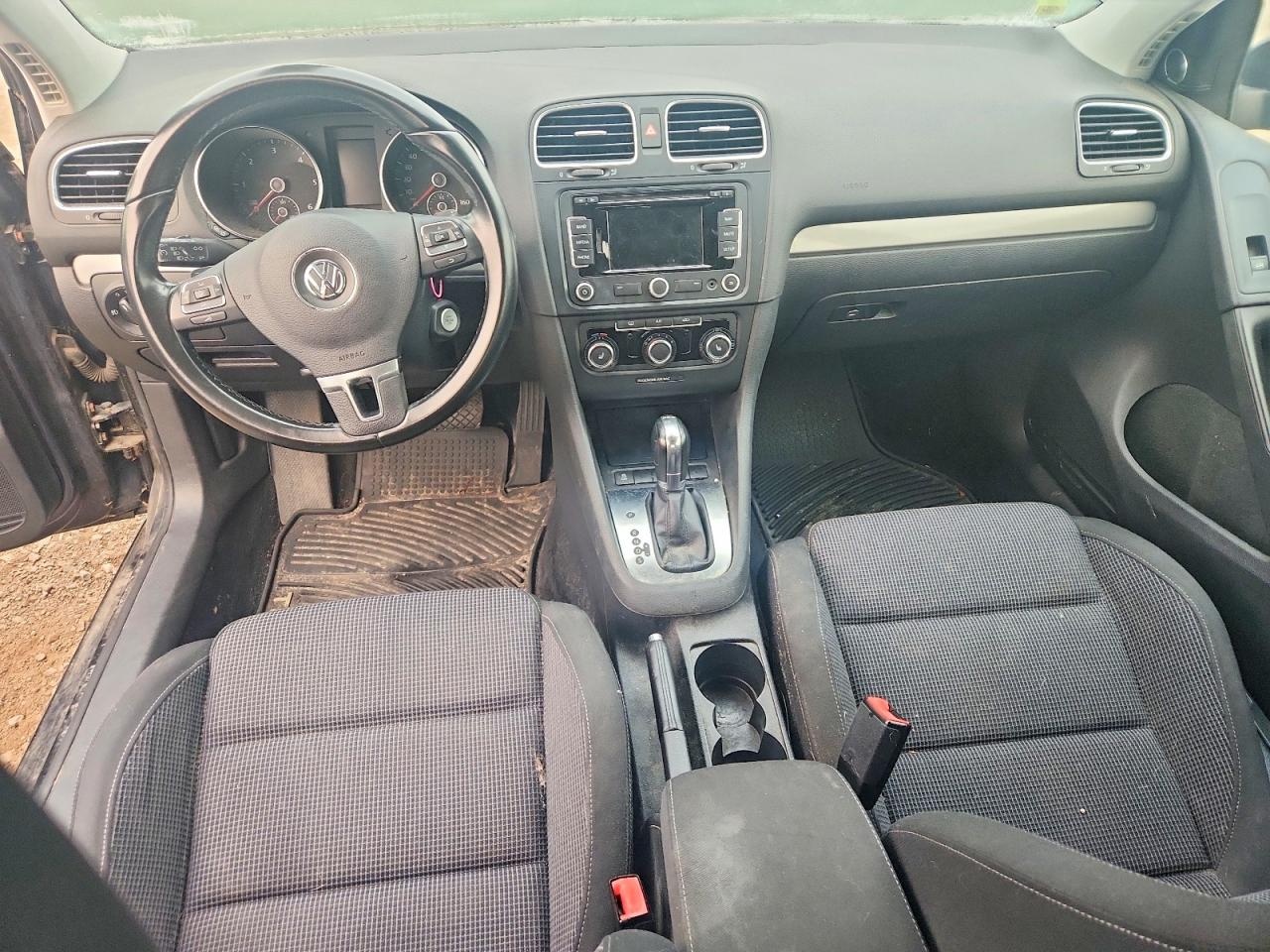 2013 Volkswagen Golf Black vin: WVWDM7AJ3DW128886
