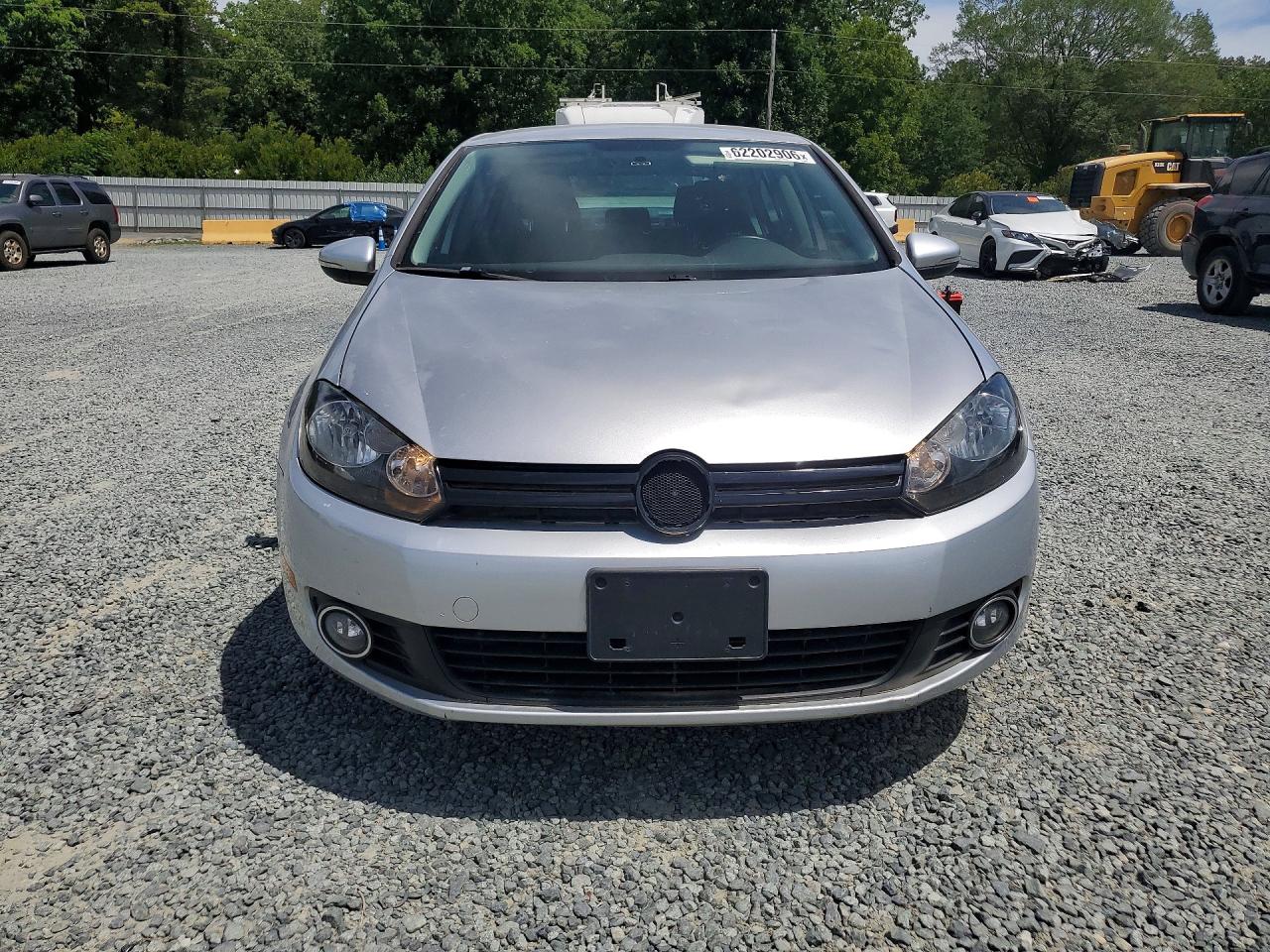 2014 Volkswagen Golf Silver vin: WVWDM7AJ3EW003095