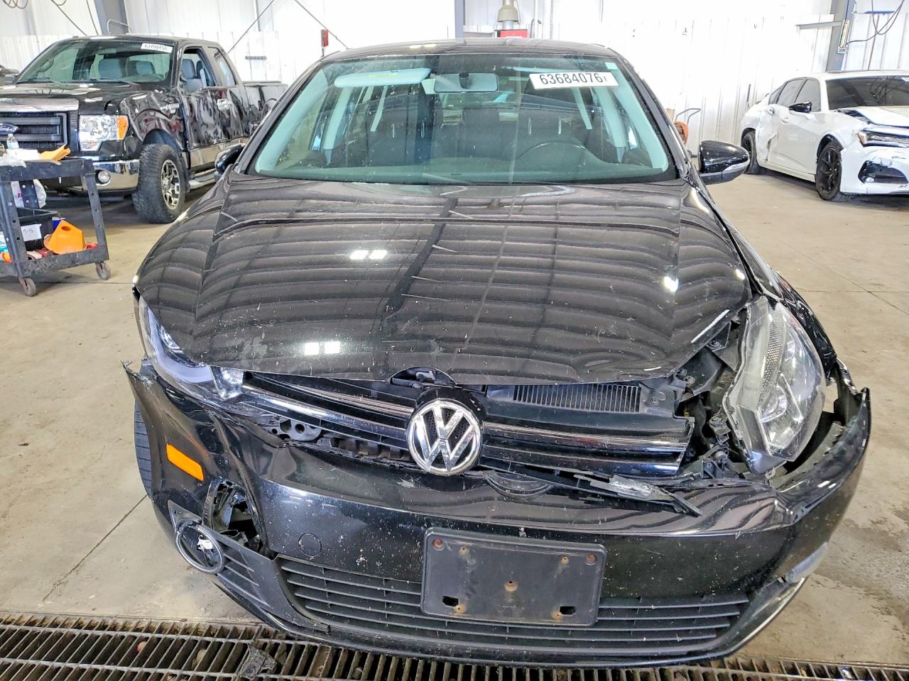 2011 Volkswagen Golf Black vin: WVWDM7AJ4BW025859