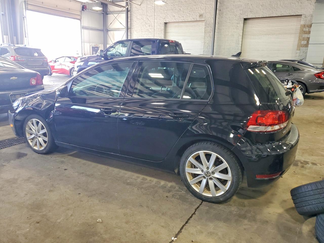 2011 Volkswagen Golf Black vin: WVWDM7AJ4BW025859