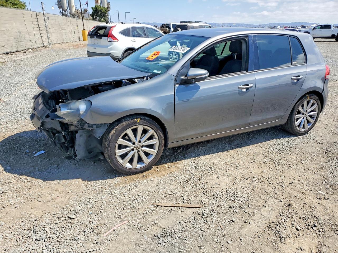 2014 Volkswagen Golf Gray vin: WVWDM7AJ4EW002120