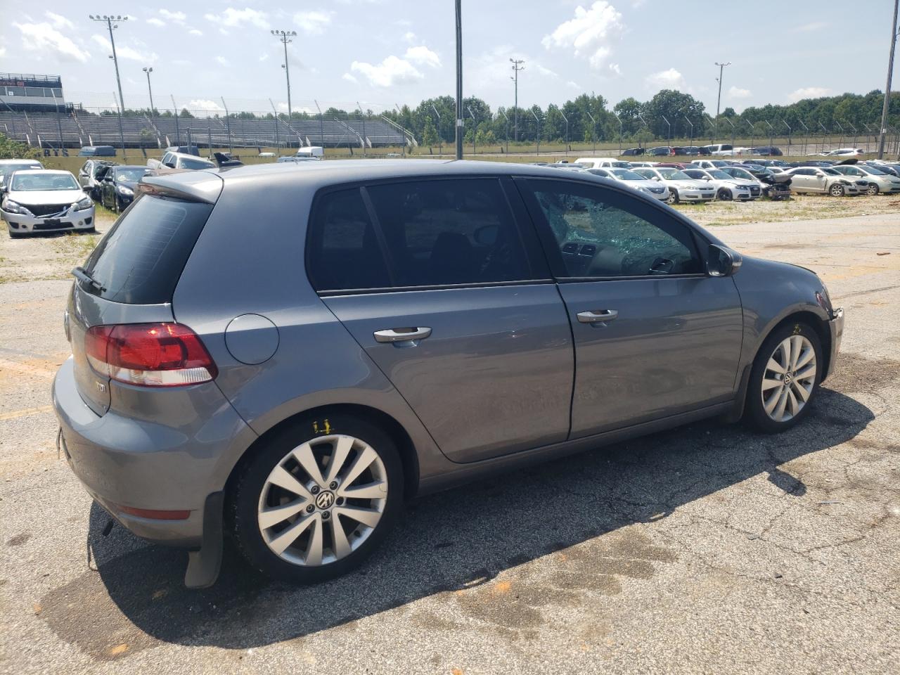 2014 Volkswagen Golf  Серый vin: WVWDM7AJ4EW005177