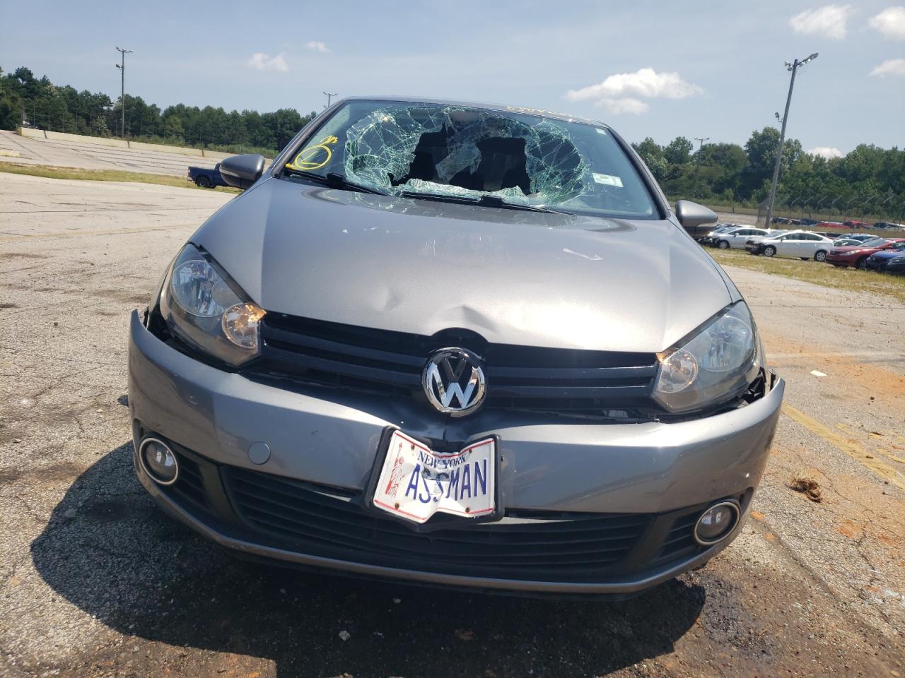 2014 Volkswagen Golf  Серый vin: WVWDM7AJ4EW005177