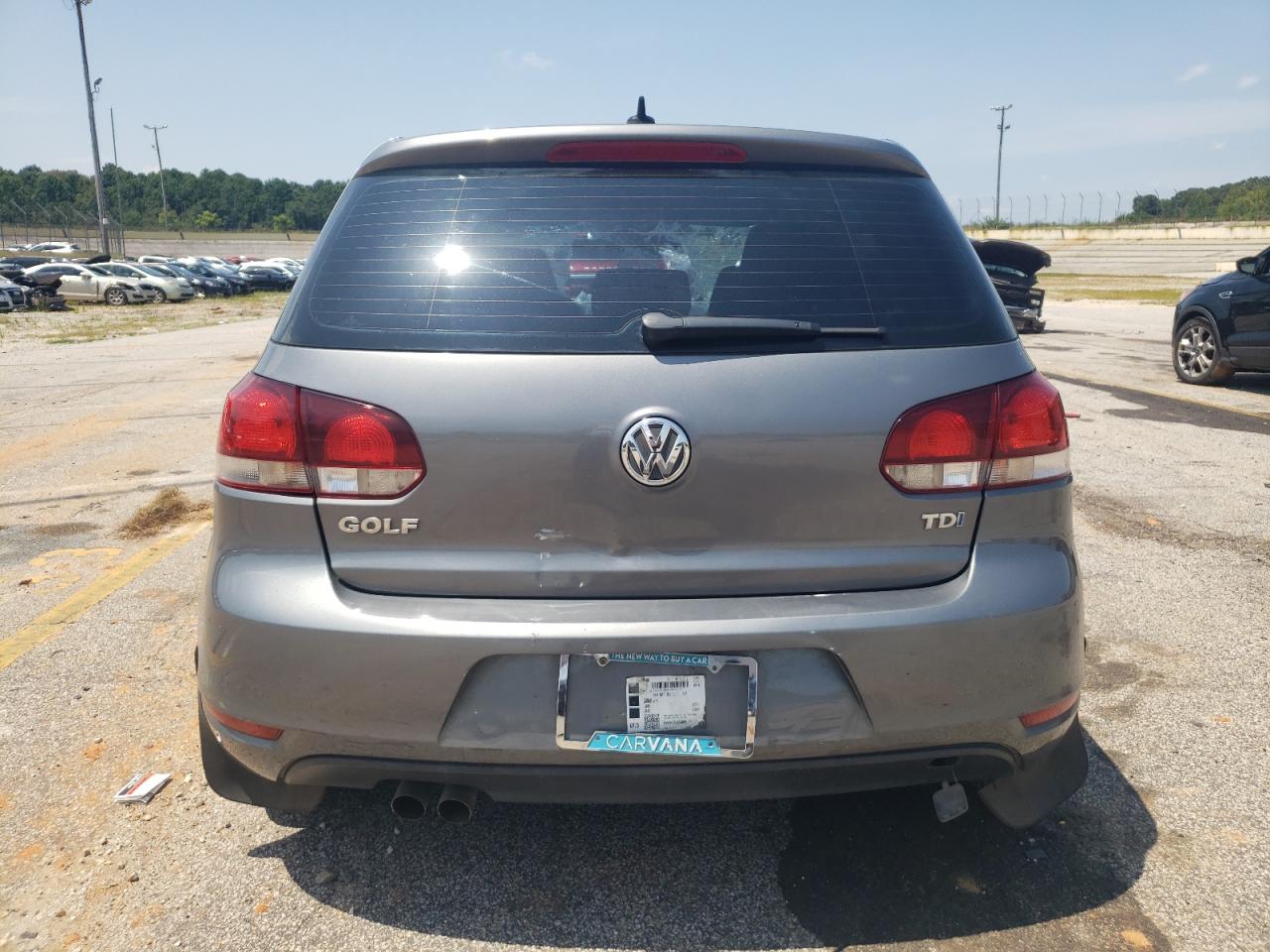 2014 Volkswagen Golf  Серый vin: WVWDM7AJ4EW005177