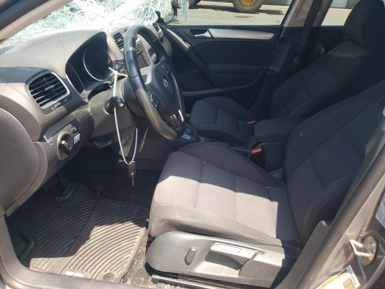2014 Volkswagen Golf  Серый vin: WVWDM7AJ4EW005177