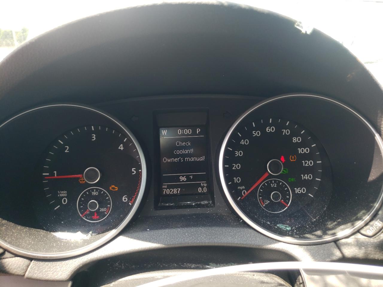 2014 Volkswagen Golf  Серый vin: WVWDM7AJ4EW005177
