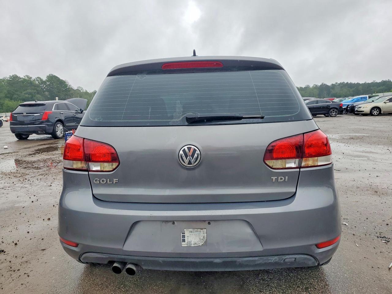 2014 Volkswagen Golf Gray vin: WVWDM7AJ4EW005177