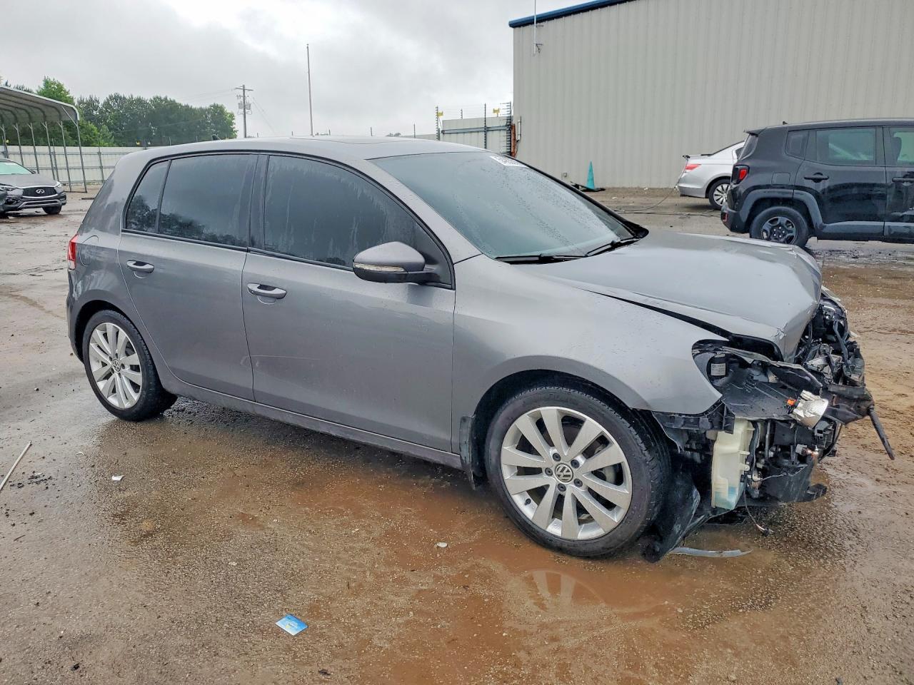 2014 Volkswagen Golf Gray vin: WVWDM7AJ4EW005177