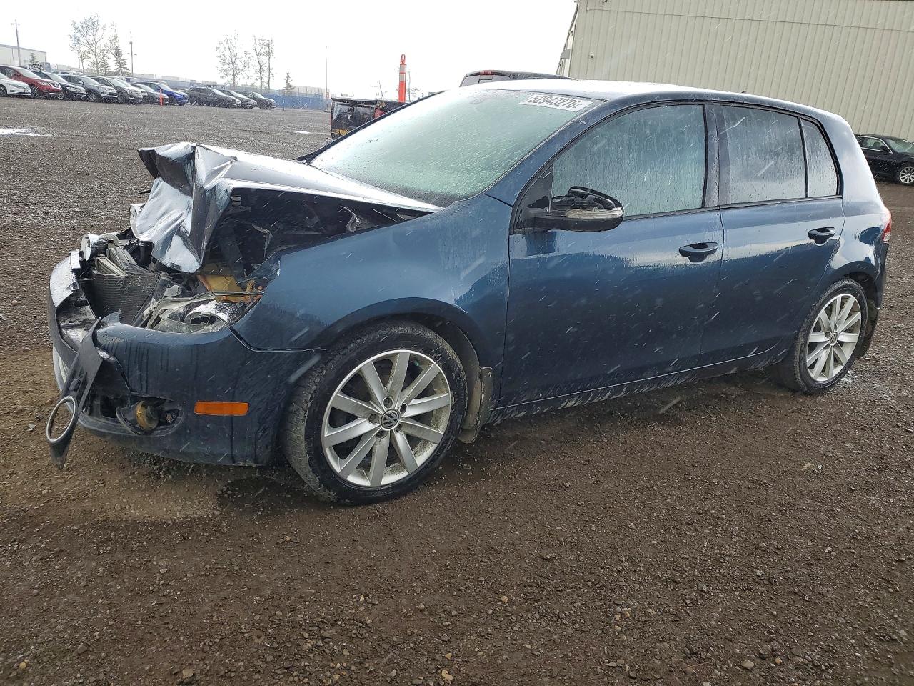 2012 Volkswagen Golf Blue vin: WVWDM7AJ5CW082735