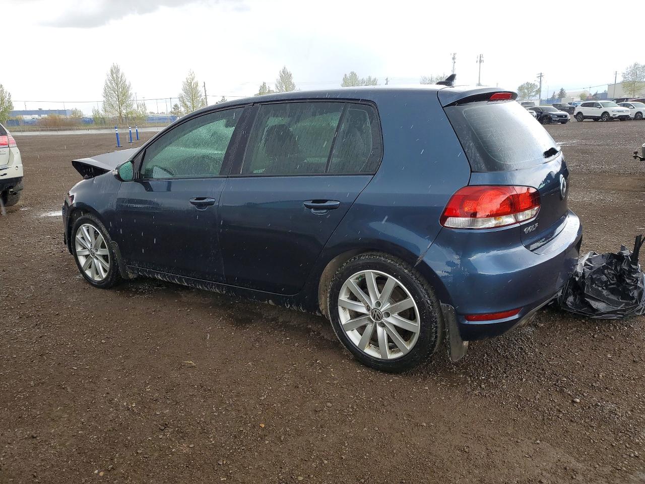 2012 Volkswagen Golf Blue vin: WVWDM7AJ5CW082735