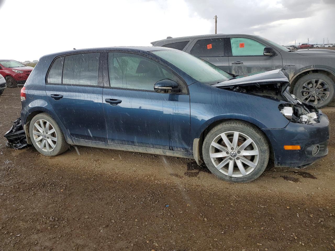 2012 Volkswagen Golf Blue vin: WVWDM7AJ5CW082735