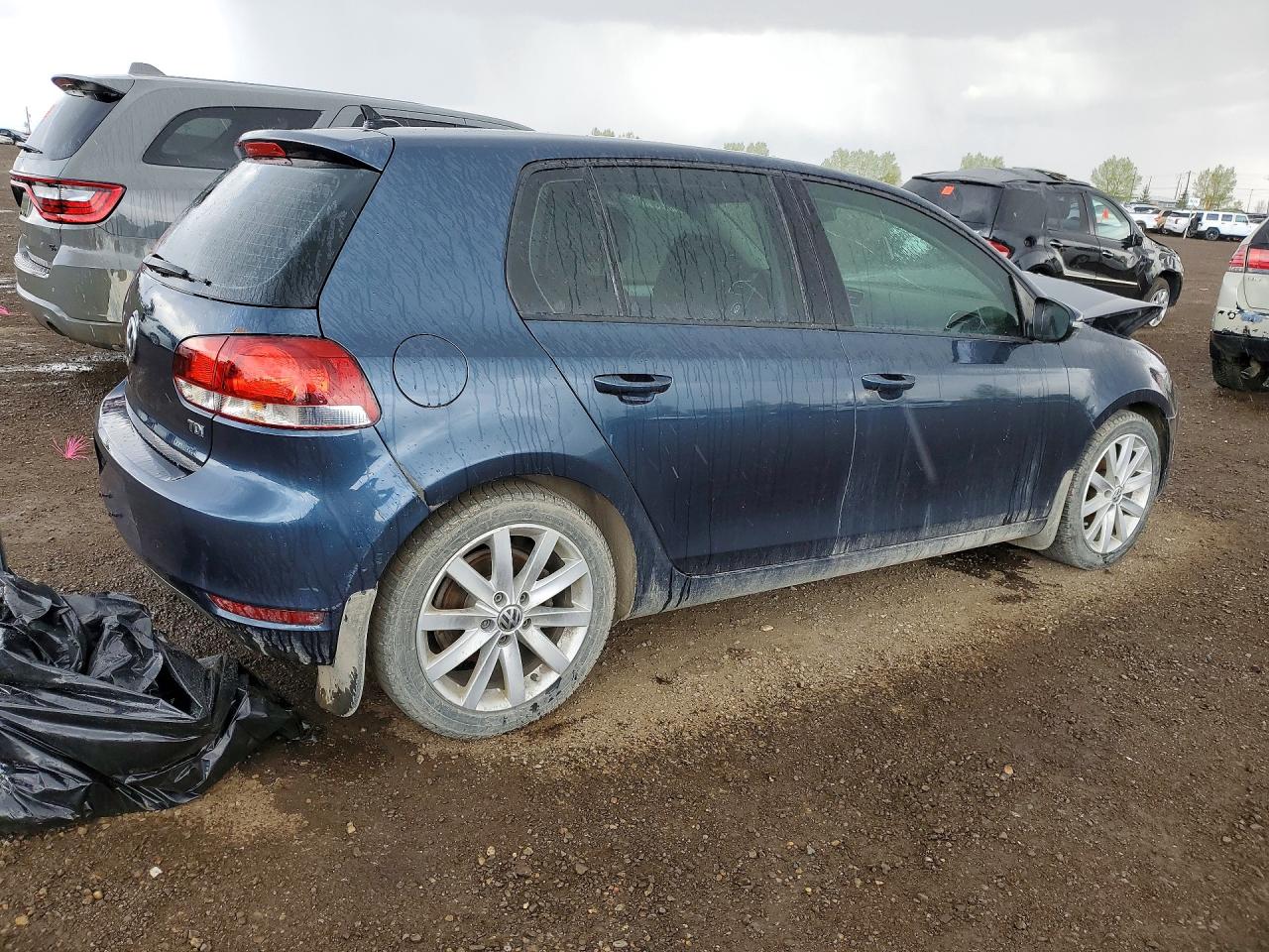 2012 Volkswagen Golf Blue vin: WVWDM7AJ5CW082735
