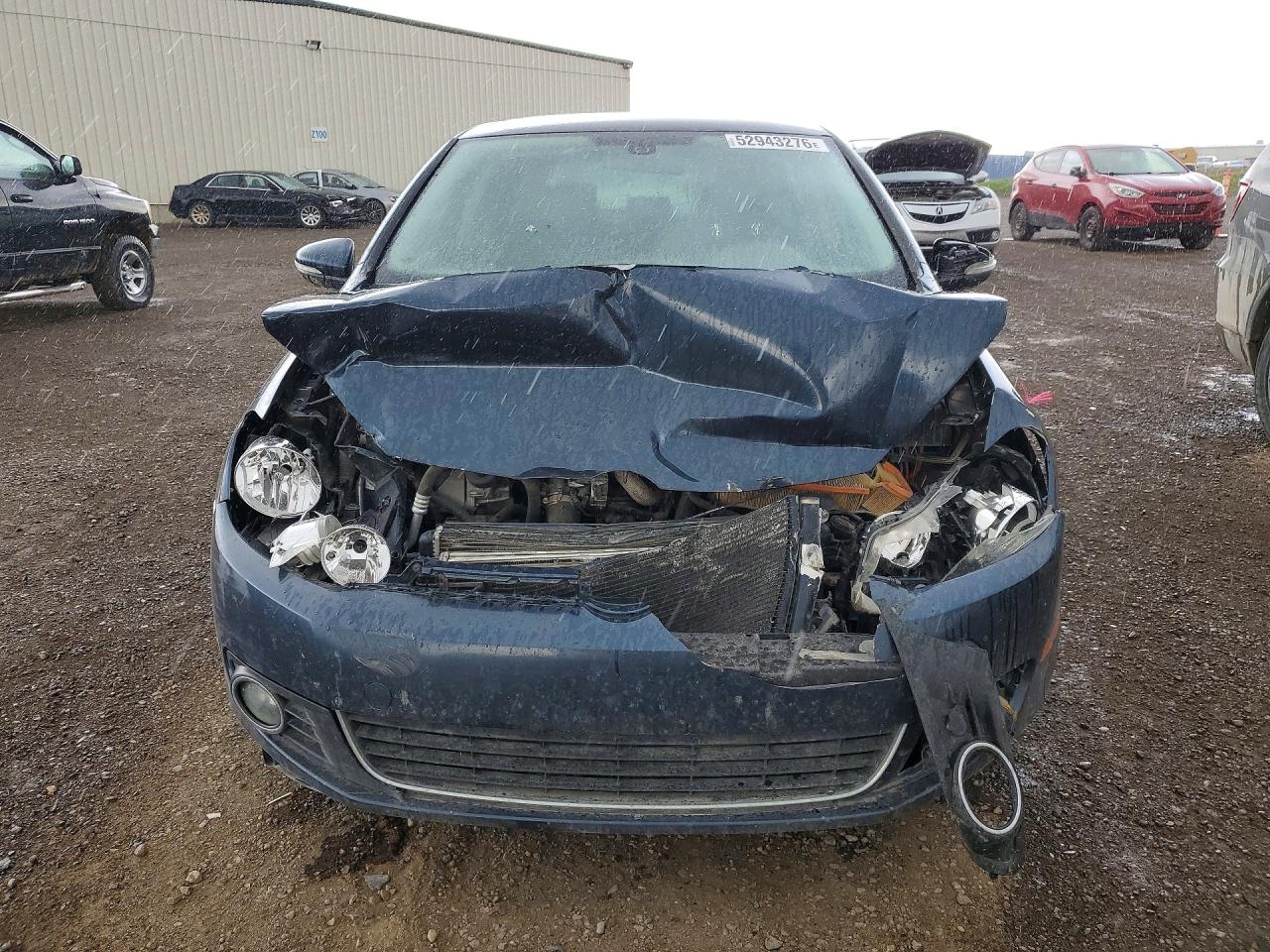 2012 Volkswagen Golf Blue vin: WVWDM7AJ5CW082735