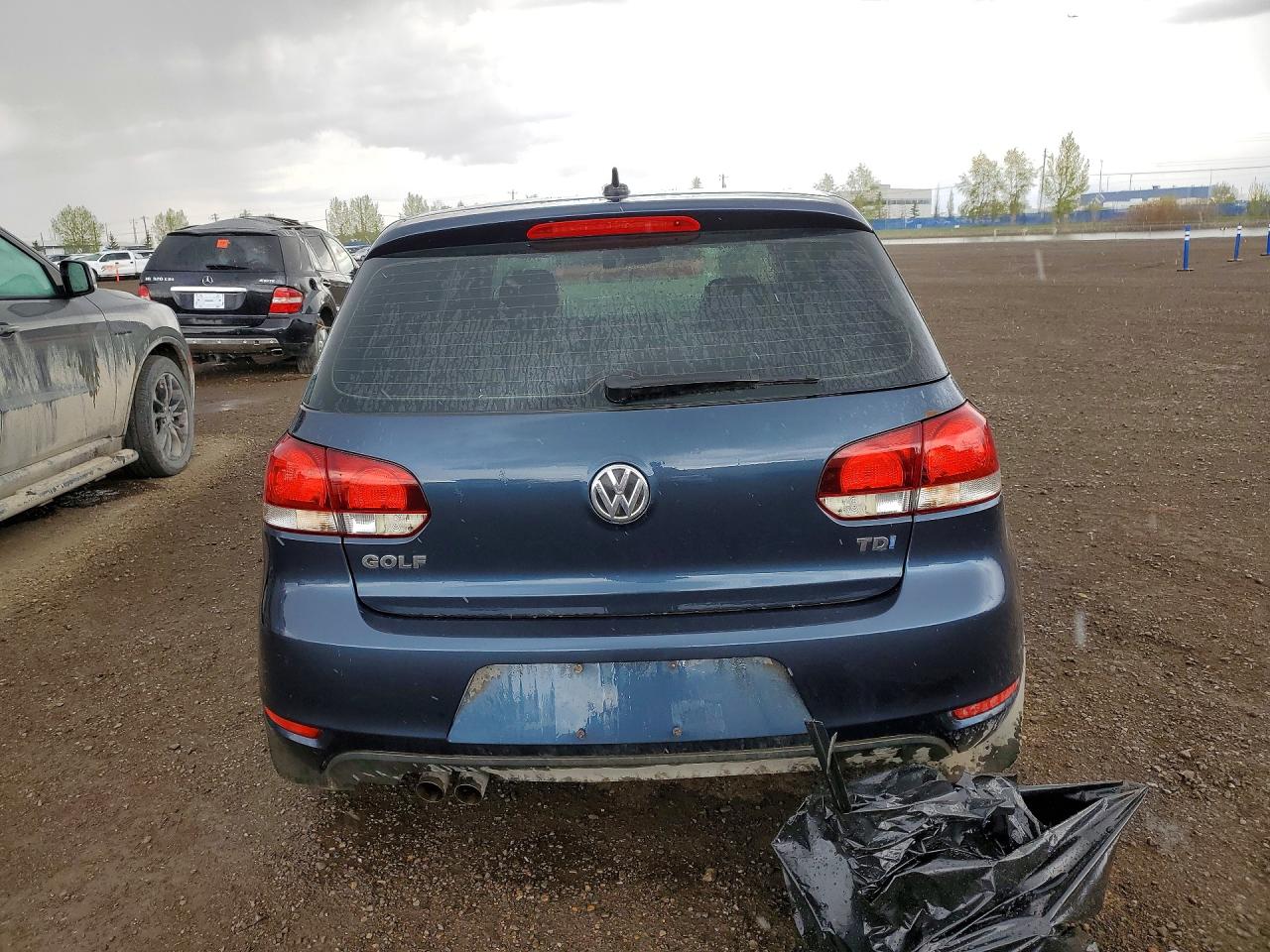 2012 Volkswagen Golf Blue vin: WVWDM7AJ5CW082735