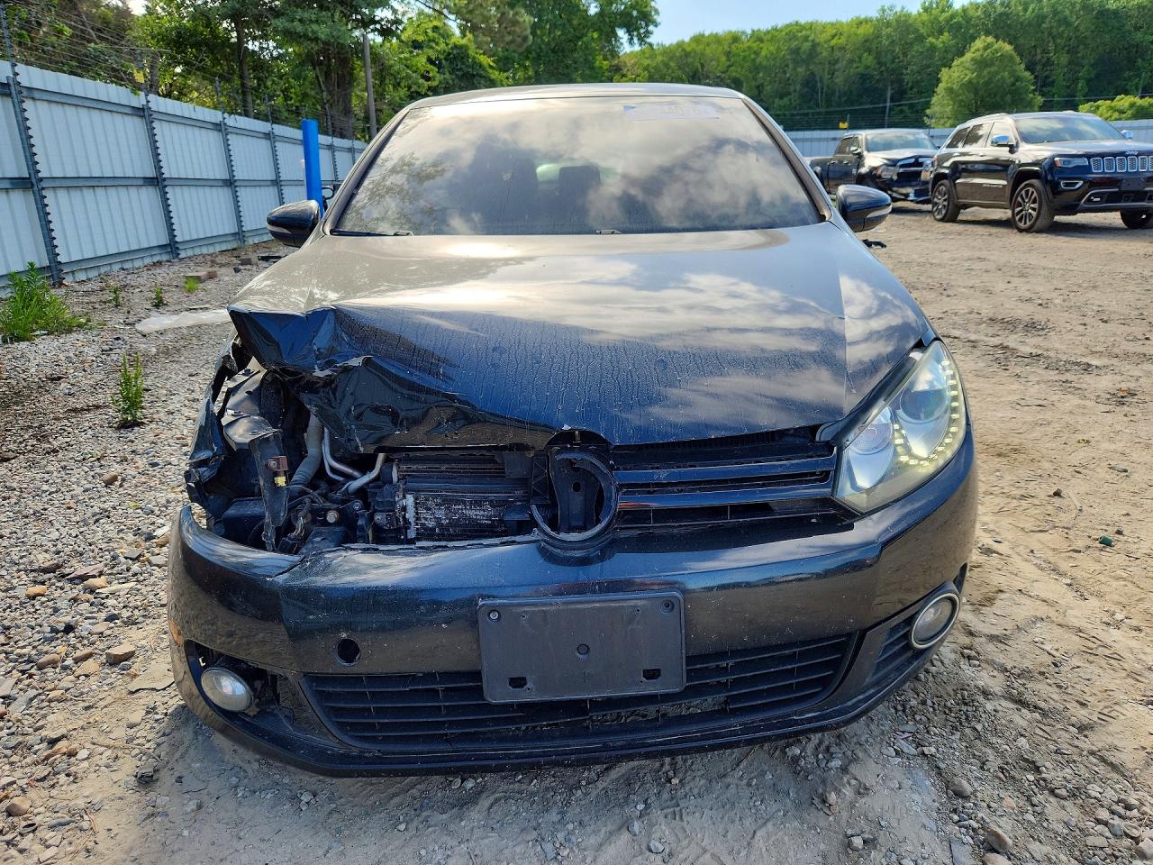 2012 Volkswagen Golf Black vin: WVWDM7AJ5CW160365