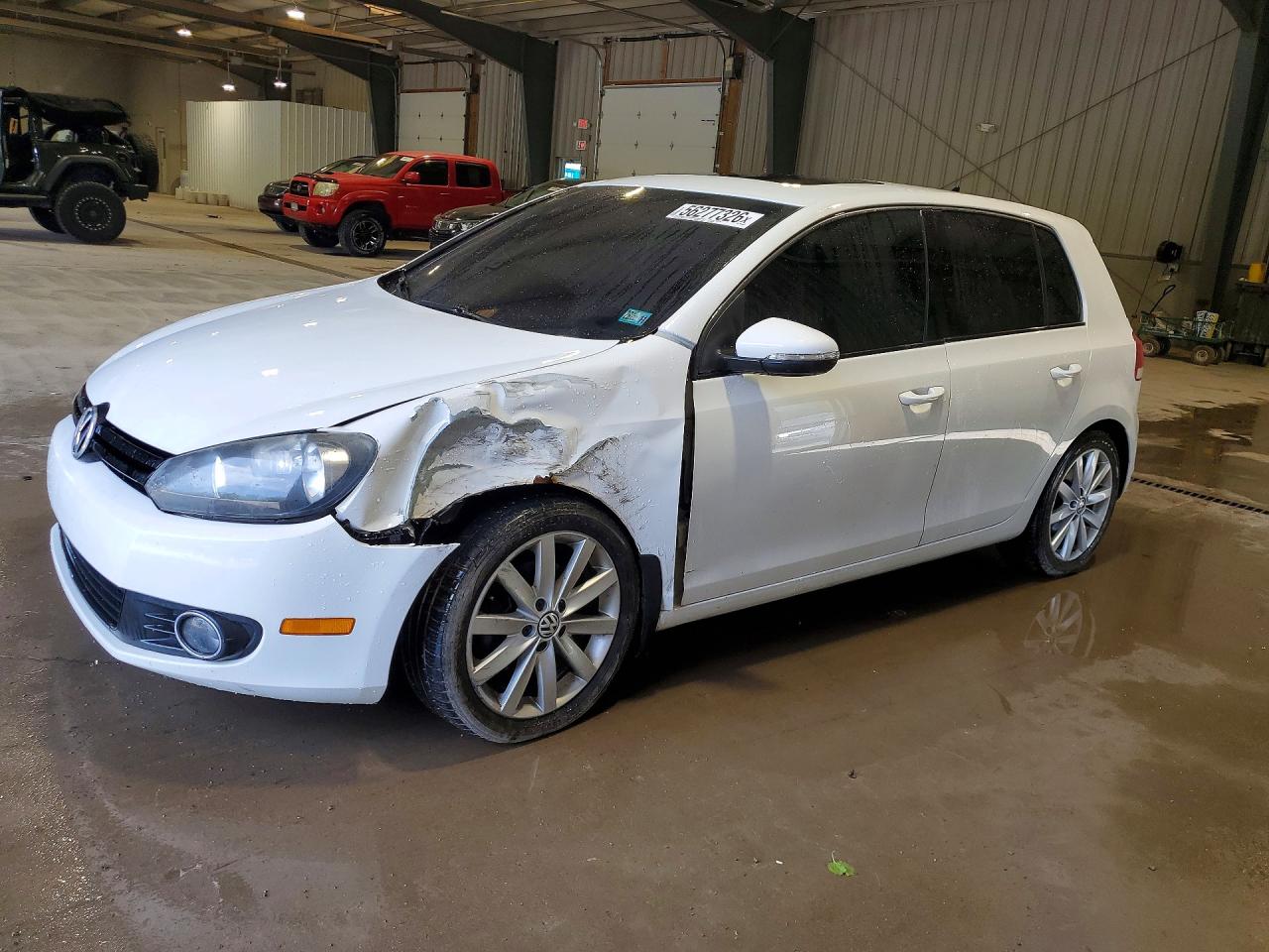 2011 Volkswagen Golf White vin: WVWDM7AJ6BW230213