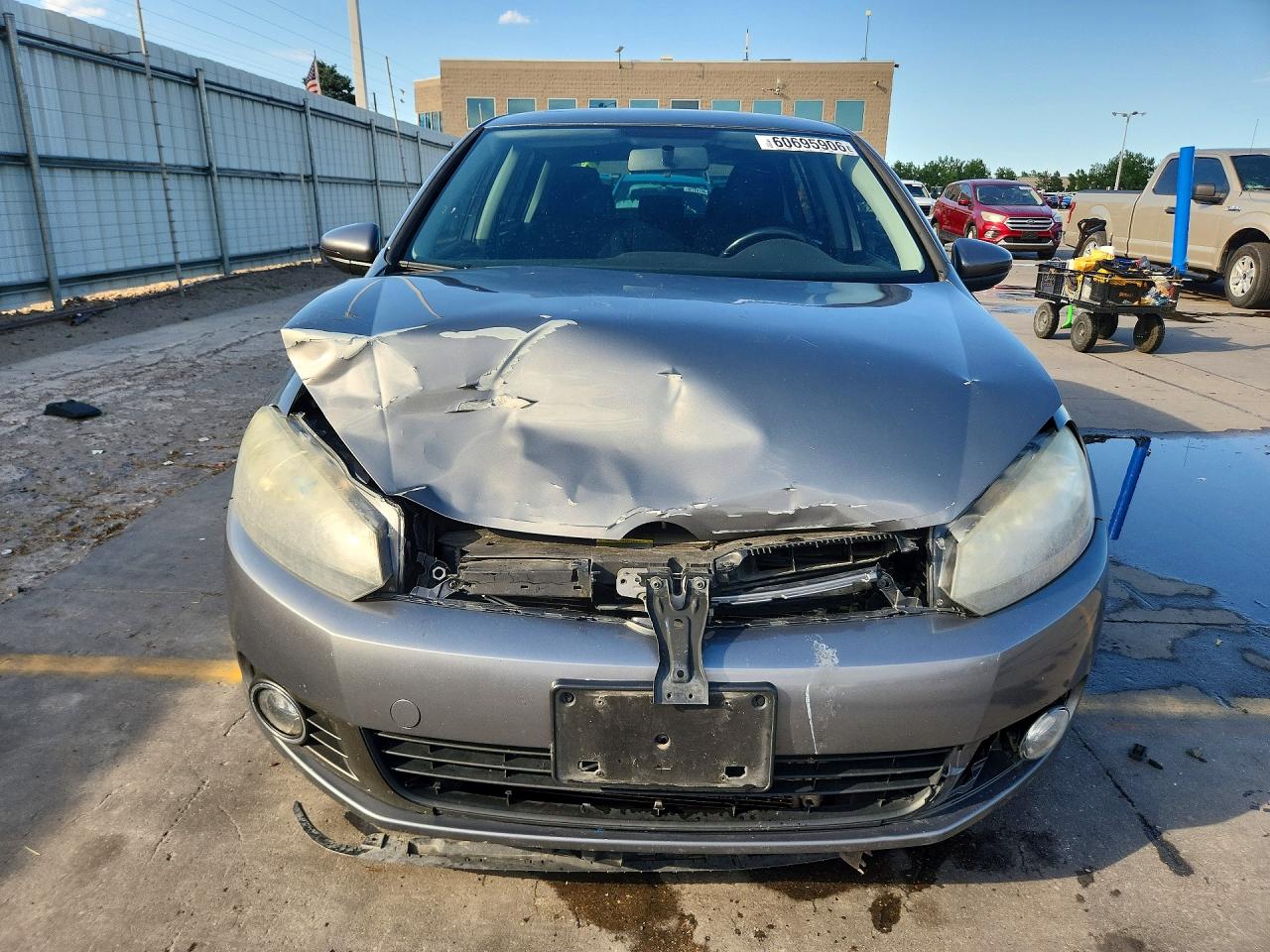 2013 Volkswagen Golf Gray vin: WVWDM7AJ6DW003784