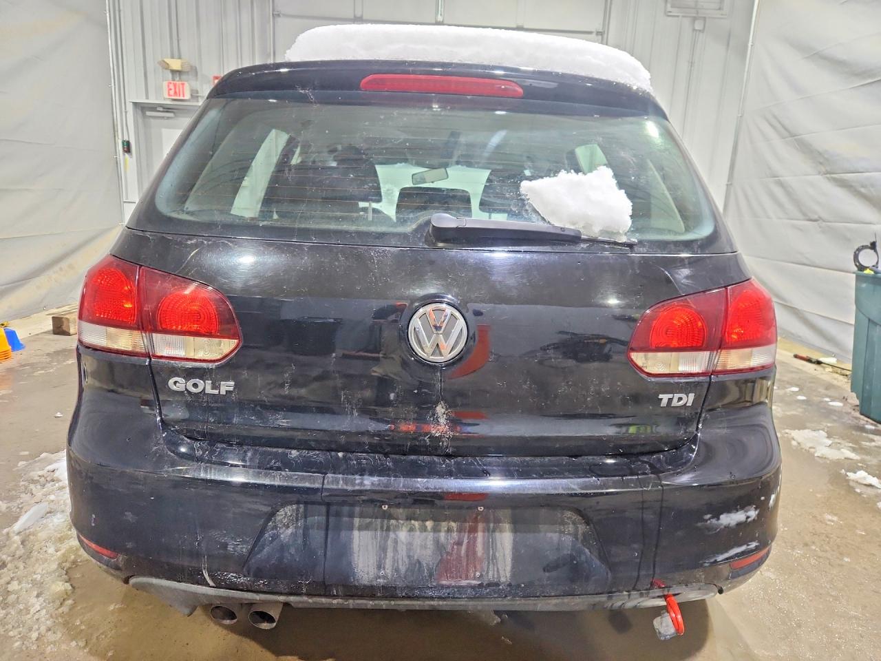 2013 Volkswagen Golf Черный vin: WVWDM7AJ7DW051357