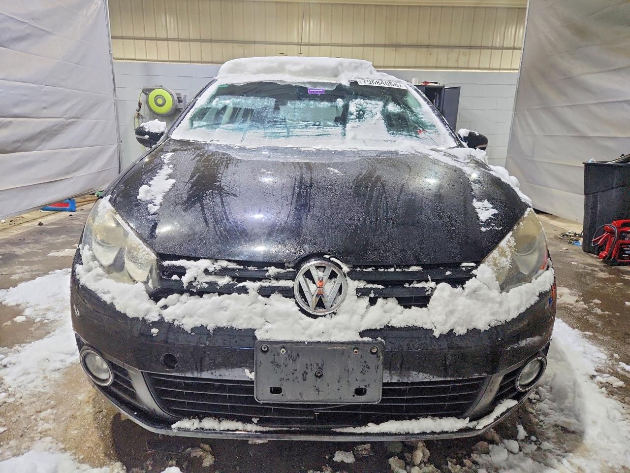 2013 Volkswagen Golf Черный vin: WVWDM7AJ7DW051357