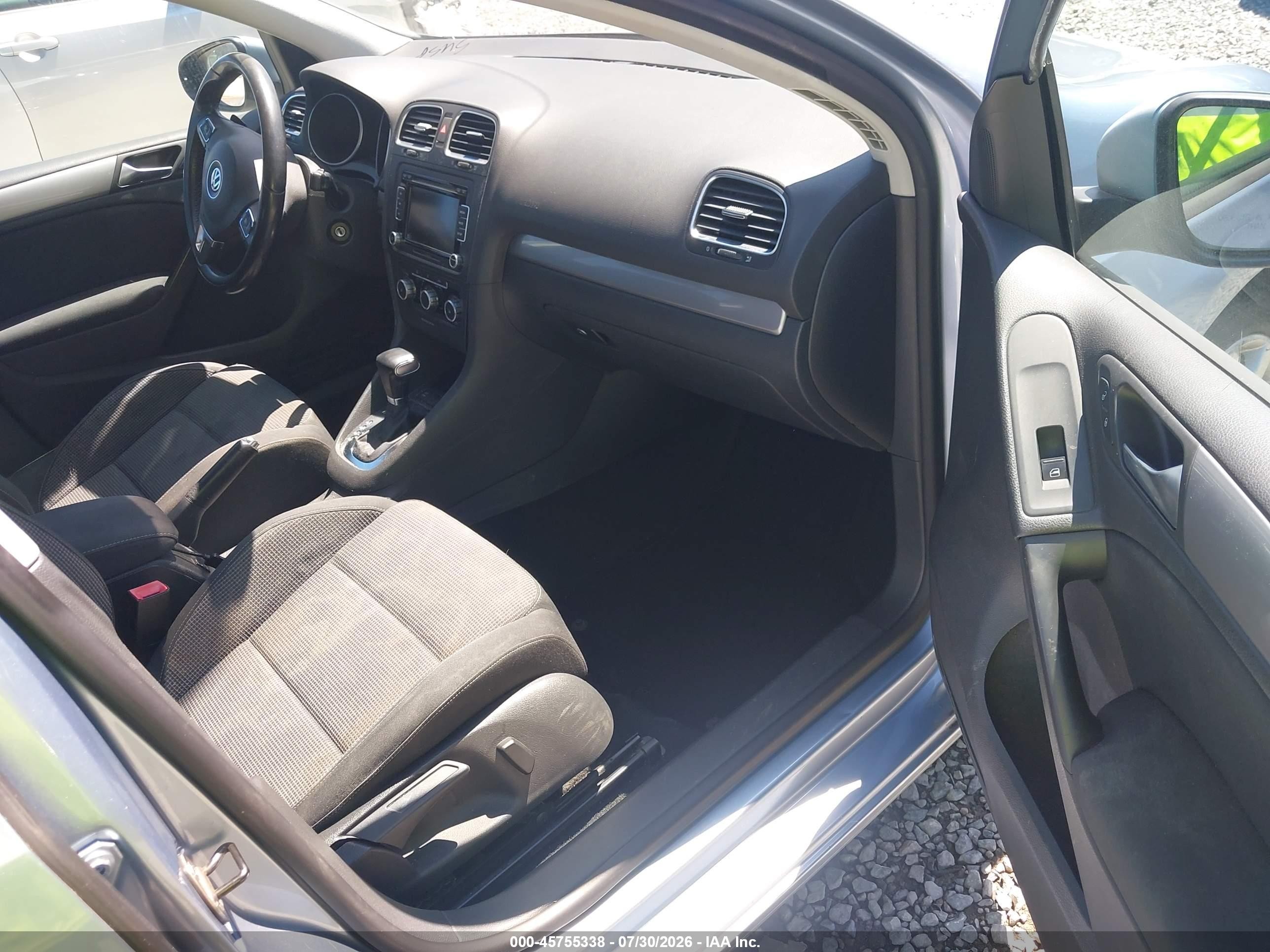 2010 Volkswagen Golf Tdi Light Blue vin: WVWDM7AJ8AW299905