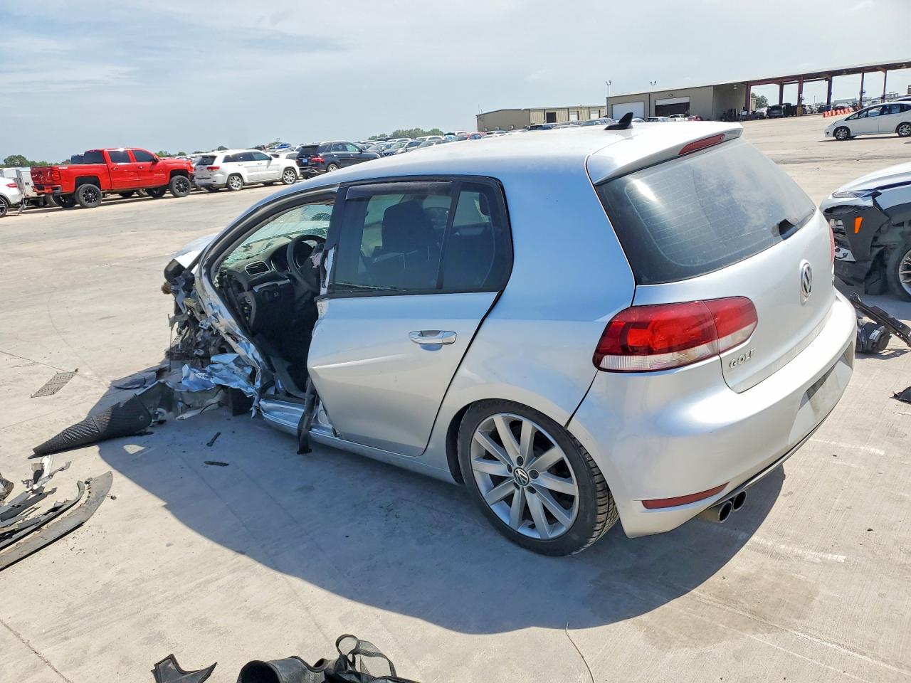 2011 Volkswagen Golf Silver vin: WVWDM7AJ8BW202753