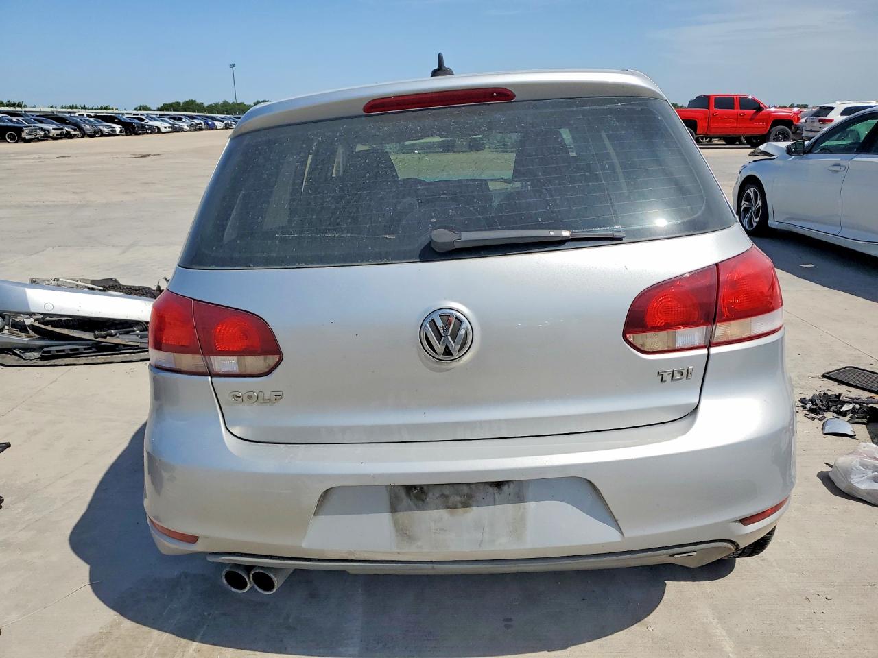 2011 Volkswagen Golf Silver vin: WVWDM7AJ8BW202753