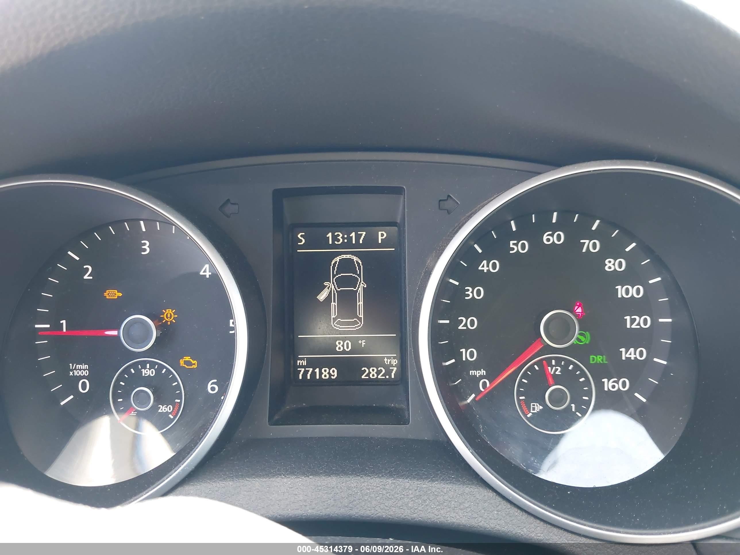 2013 Volkswagen Golf 2.0l Tdi 4-door Синий vin: WVWDM7AJ8DW029321