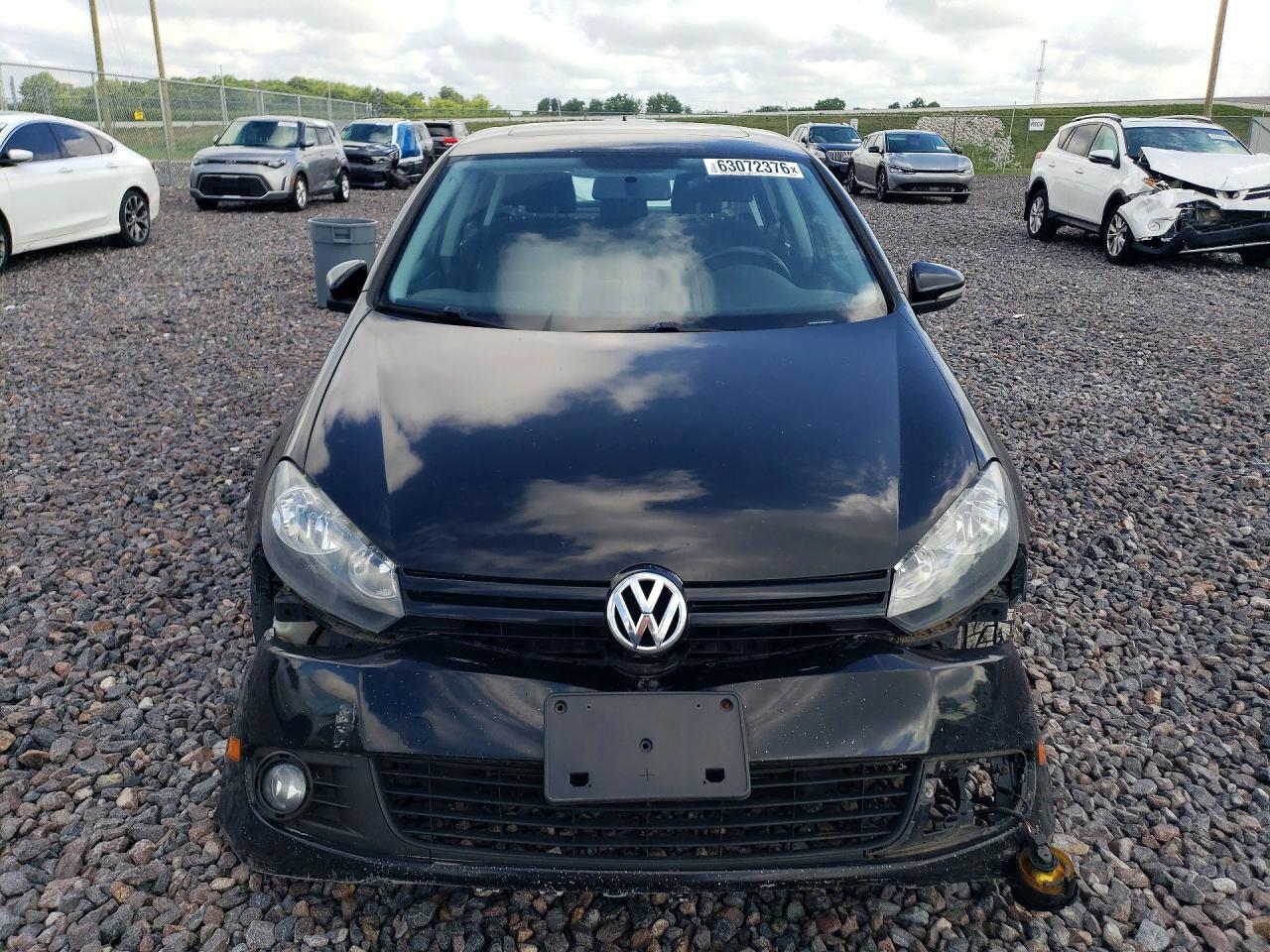 2014 Volkswagen Golf Black vin: WVWDM7AJ8EW003674