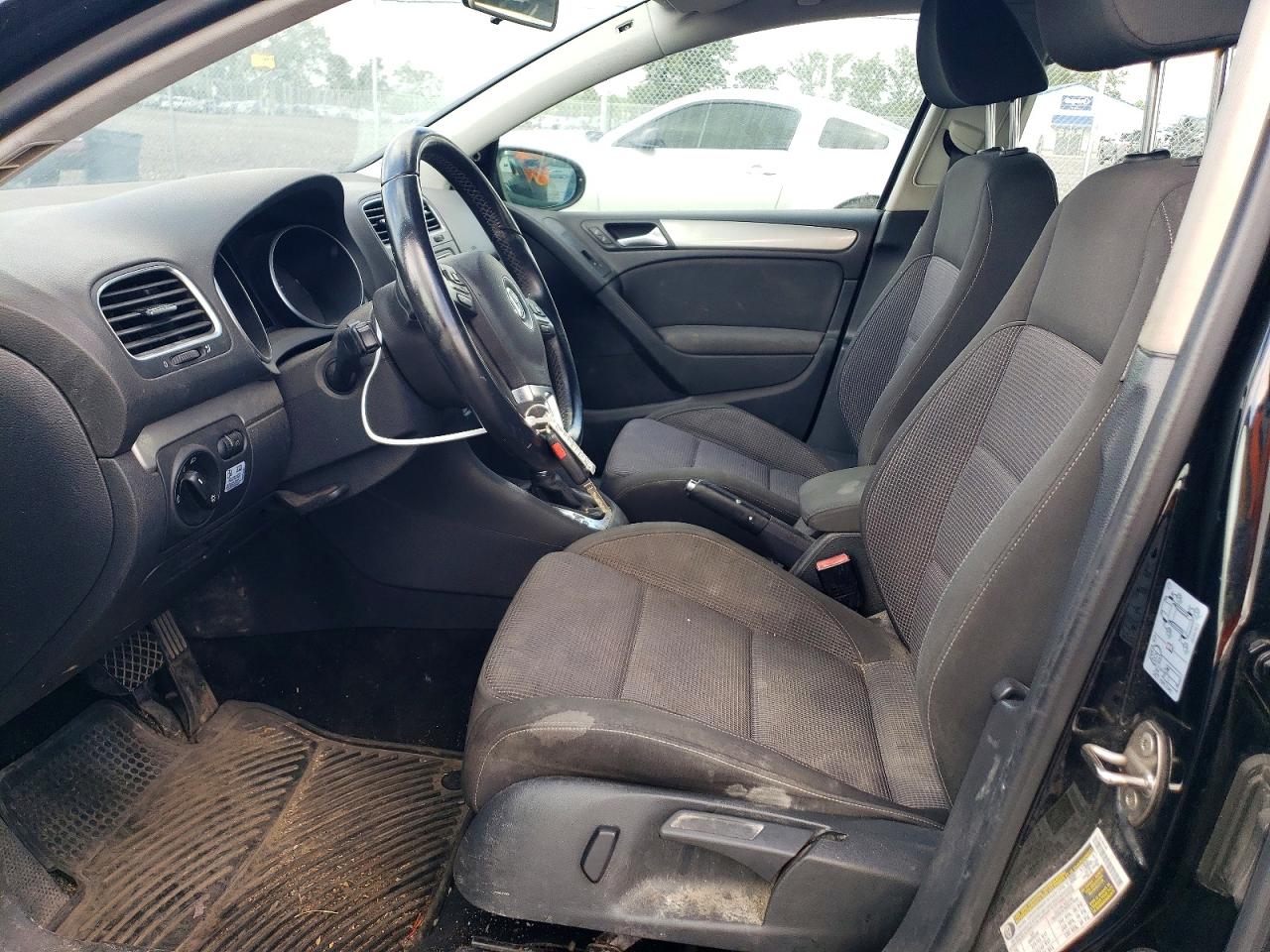 2014 Volkswagen Golf Black vin: WVWDM7AJ8EW003674