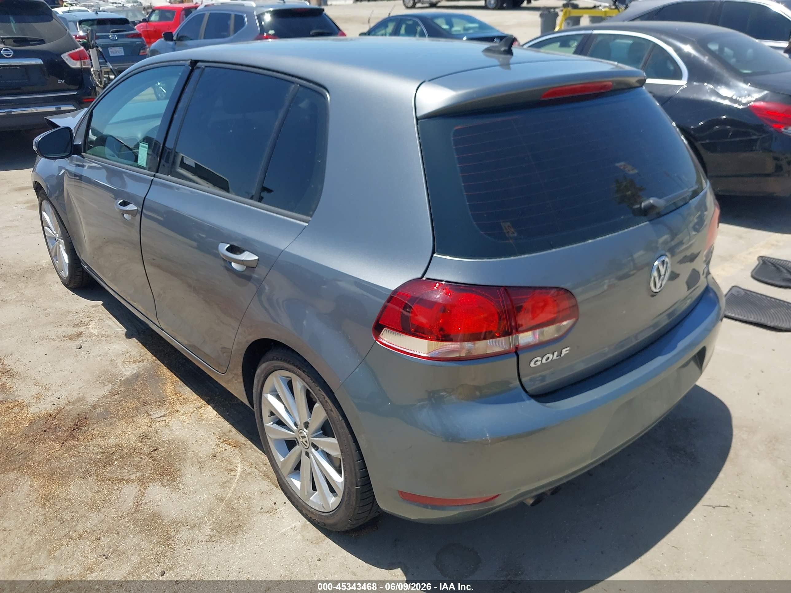2012 Volkswagen Golf Tdi 4-door Gray vin: WVWDM7AJ9CW133606