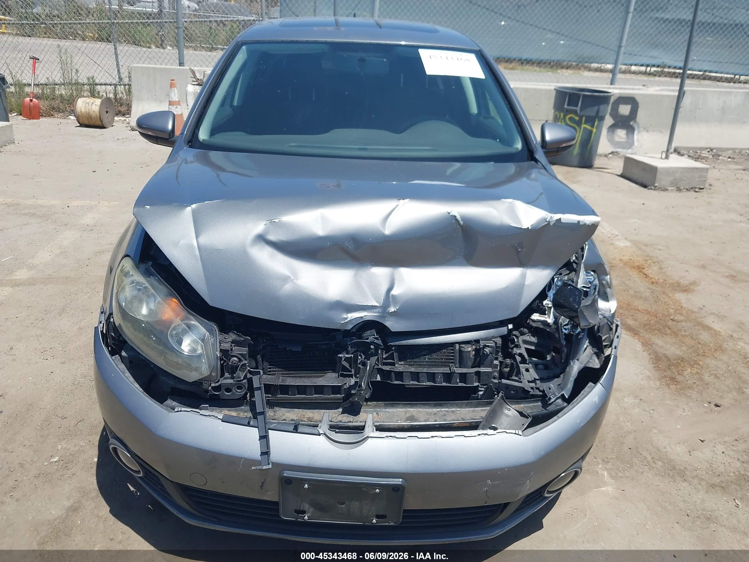 2012 Volkswagen Golf Tdi 4-door Gray vin: WVWDM7AJ9CW133606