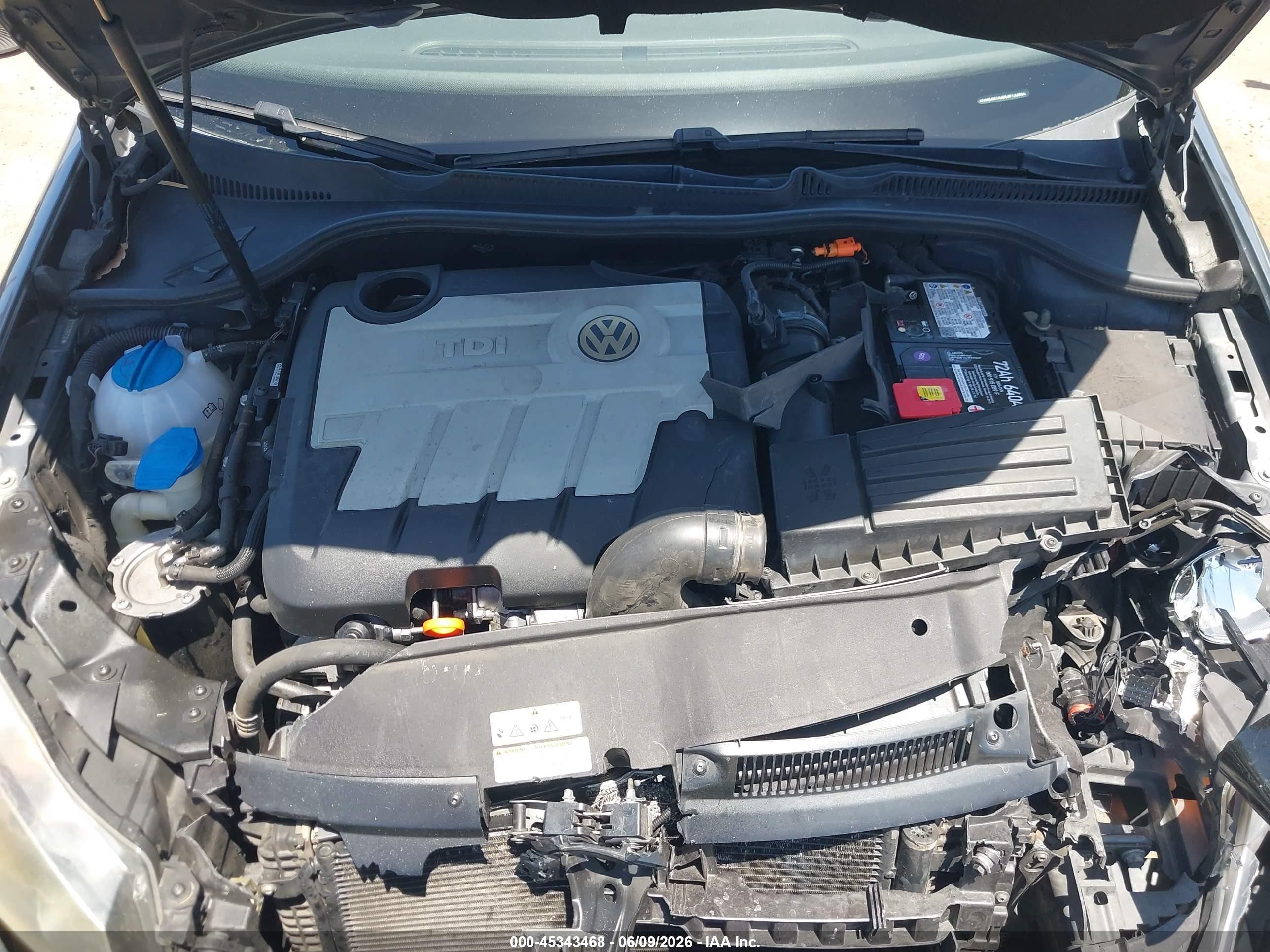 2012 Volkswagen Golf Tdi 4-door Gray vin: WVWDM7AJ9CW133606