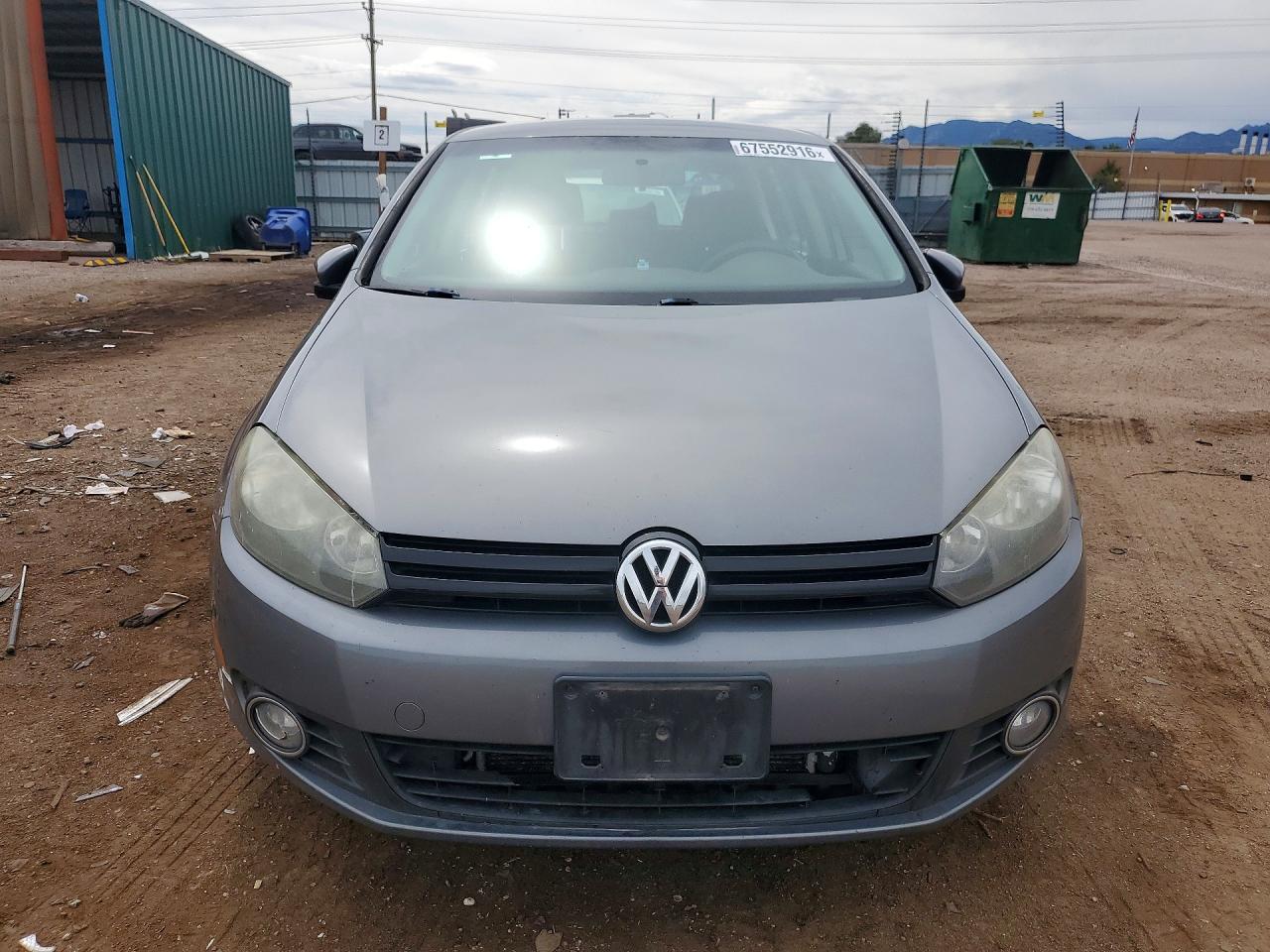 2013 Volkswagen Golf Gray vin: WVWDM7AJ9DW087261