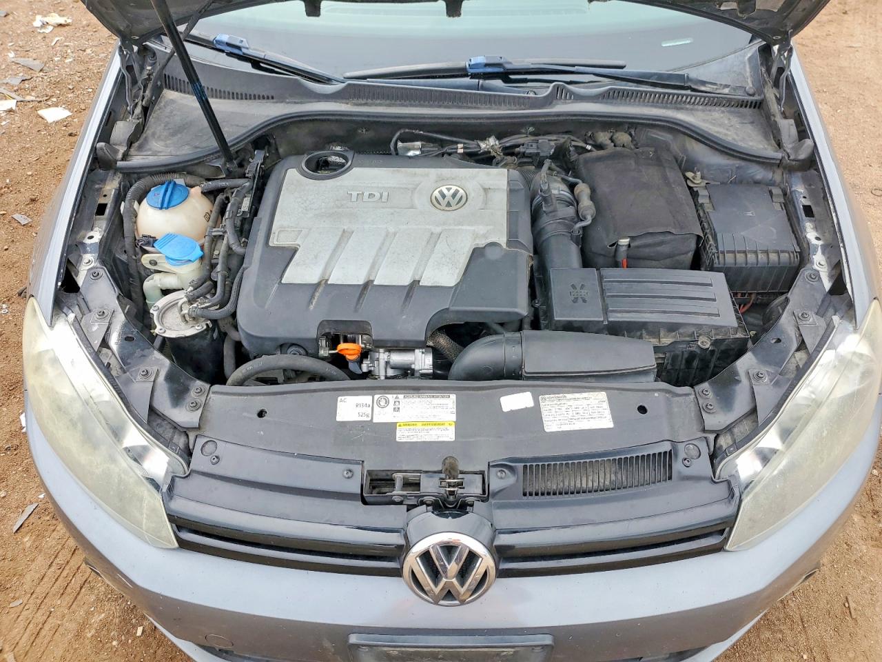 2013 Volkswagen Golf Gray vin: WVWDM7AJ9DW087261