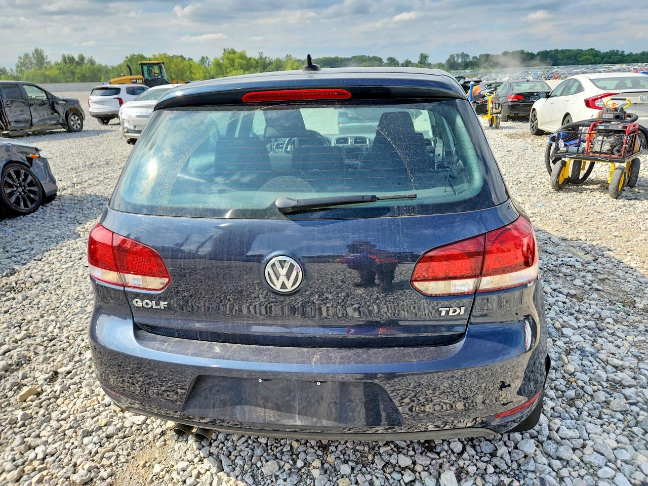 2011 Volkswagen Golf Синий vin: WVWDM7AJXBW231431