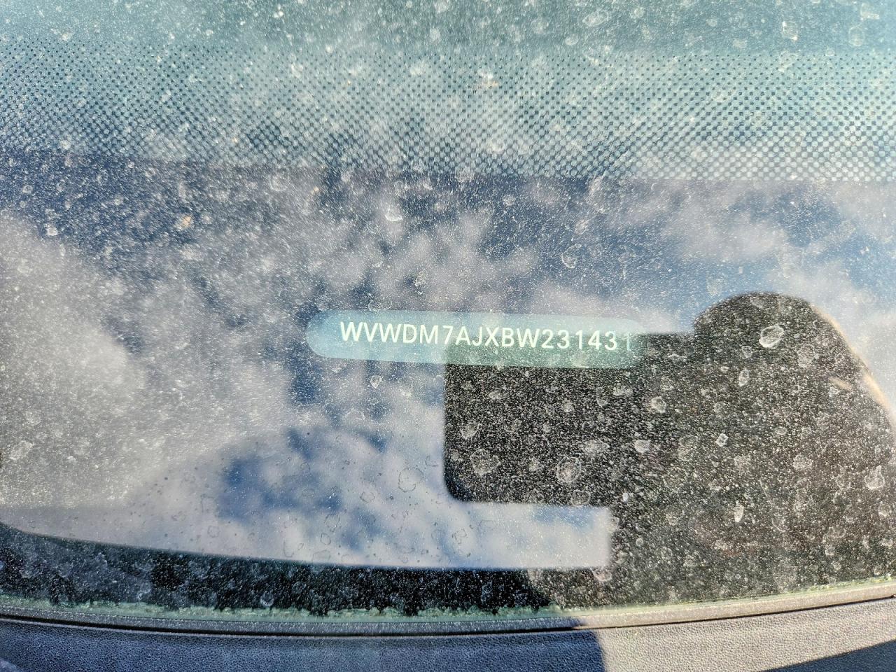 2011 Volkswagen Golf Синий vin: WVWDM7AJXBW231431