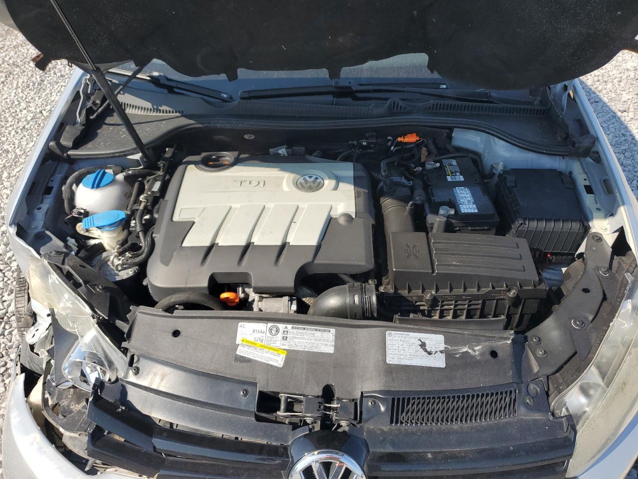 2013 Volkswagen Golf Серебряный vin: WVWDM7AJXDW091710