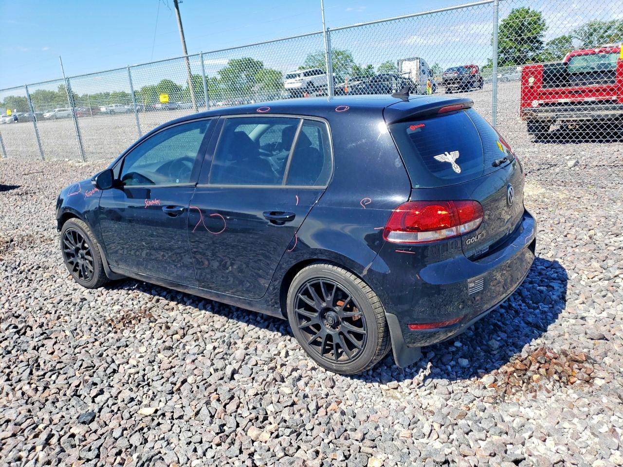 2013 Volkswagen Golf Black vin: WVWDM7AJXDW121773