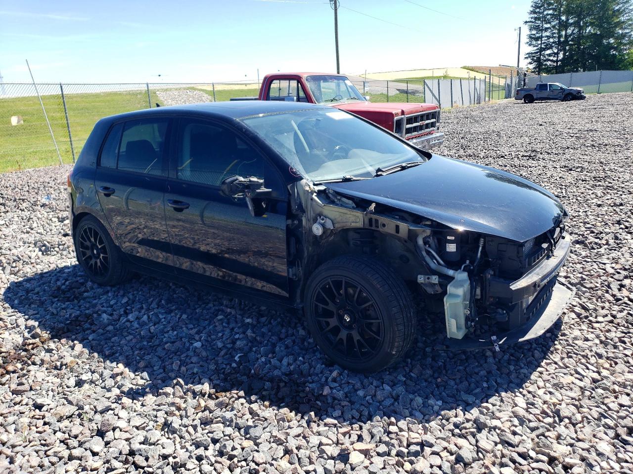 2013 Volkswagen Golf Black vin: WVWDM7AJXDW121773