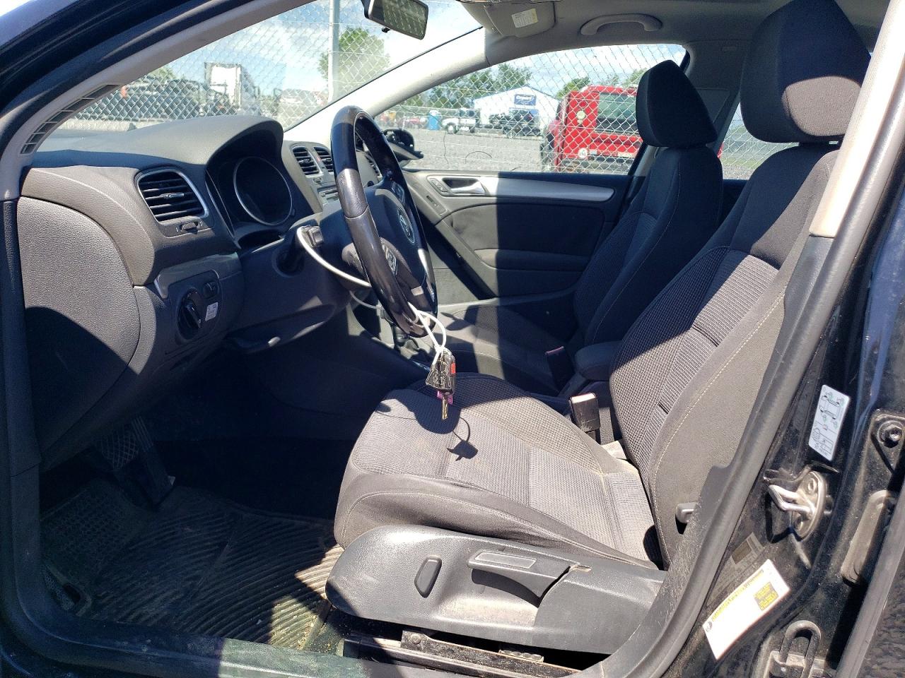 2013 Volkswagen Golf Black vin: WVWDM7AJXDW121773