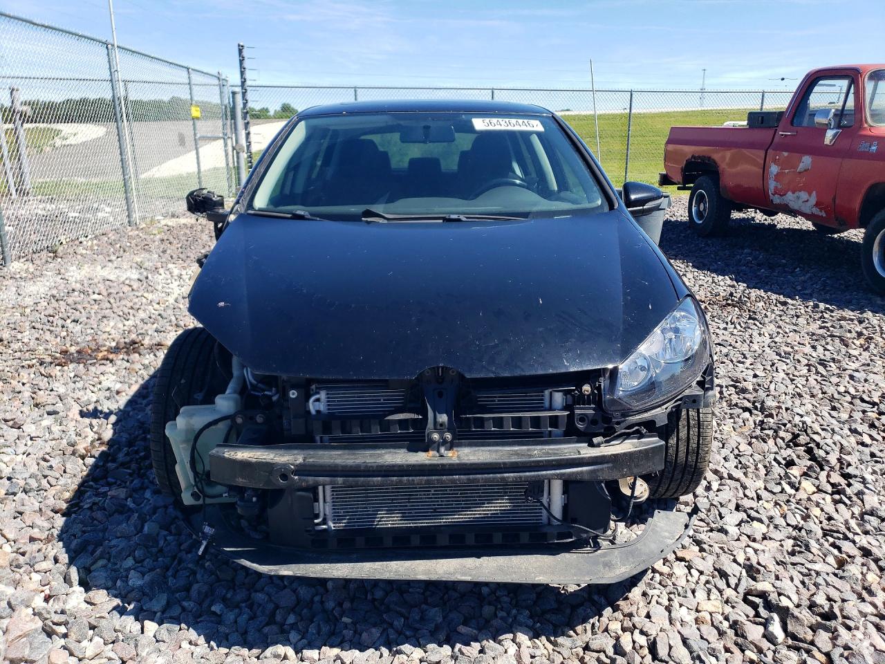 2013 Volkswagen Golf Black vin: WVWDM7AJXDW121773